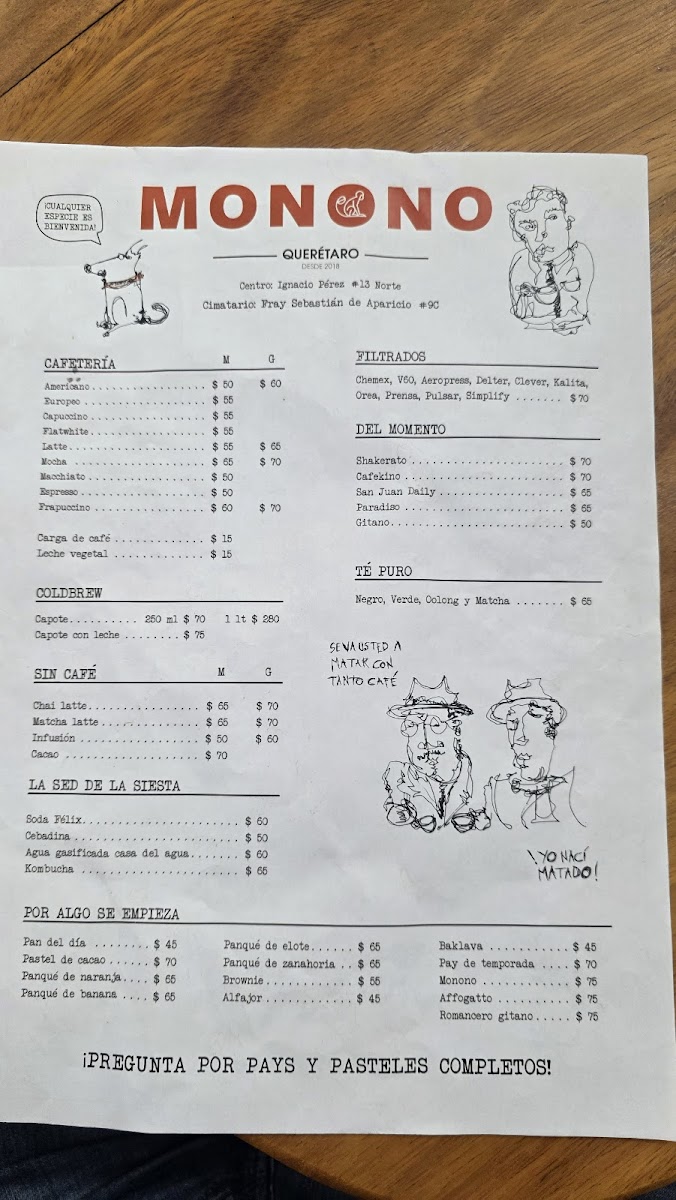 MONONO COFFEE SHOP Menu - Image 4
